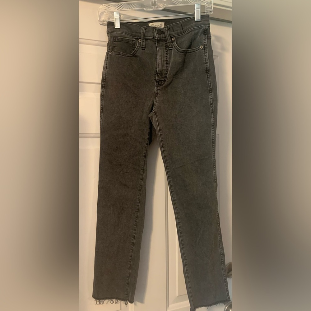 Women’s Madewell Stovepipe black jeans size 25